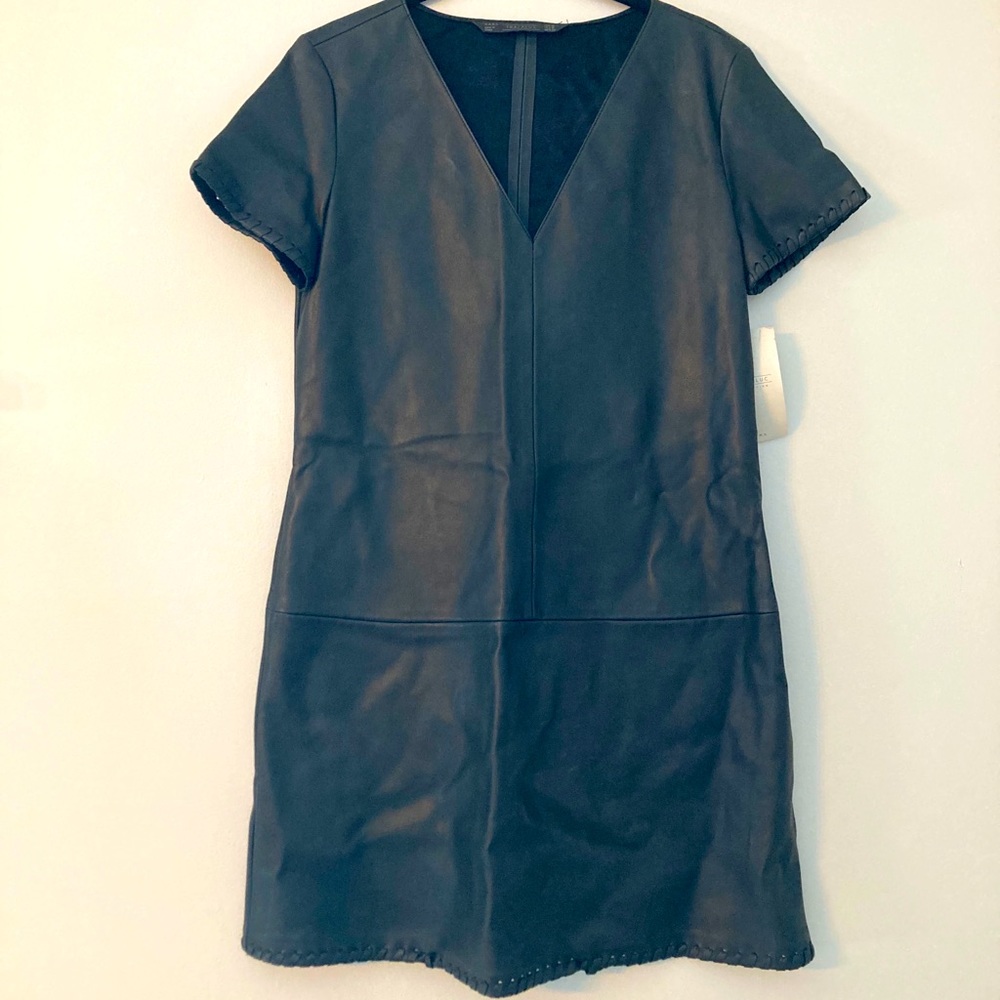 Zara leather dress